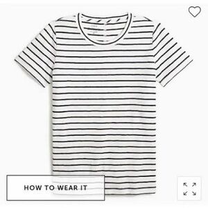 J. Crew Factory Girlfriend T Striped